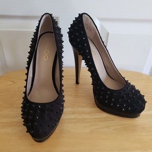 NWT Aldo studded highheels sz 37